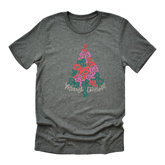 Bow Christmas Tree Tee