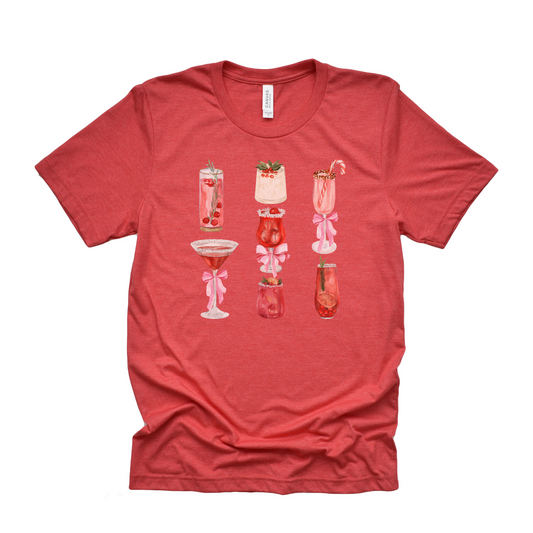 Holiday Spirits Collage Tee